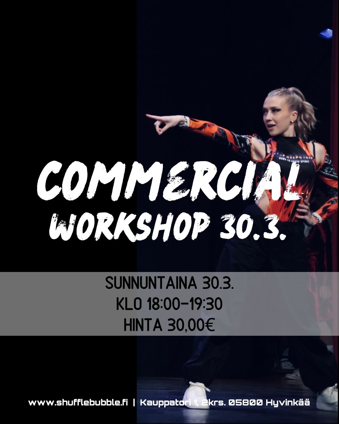 Commercial workshop 30.3.